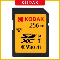 การ์ดหน่วยความจํา SD KODAK 64GB สําหรับกล้องดิจิตอล SLR 4K SDXC SDHC Class10 V30 100MB / s UHS-I HD การ์ดความเร็วสูง 128GB 256GB 512GB