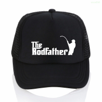 Summer New Summer Fashion Adult The Rodfather Funny Fishinger baseball cap  Men women Cool Printed mesh trucker hat Versatile hat