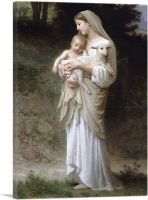 Artcanvas L Innocence รูปภาพพิมพ์บนผ้าใบแกะพระเยซูคริสต์จาก William-Adolphe Bouguereau X Deep