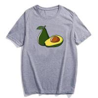 Tshirt Cotton Tee Creative Avocado Print T