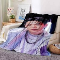 BTS Blanket Mens Group Sofa Office Nap Air Conditioning Soft Keep Warm Customizable P1