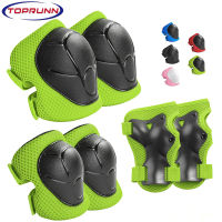 6pcs ชุดเกียร์ป้องกันสำหรับเด็กเด็กเข่า Pad Elbow Pads ข้อมือเด็ก SAFETY Protector Kit สำหรับขี่จักรยานจักรยานสเก็ต-Jezker