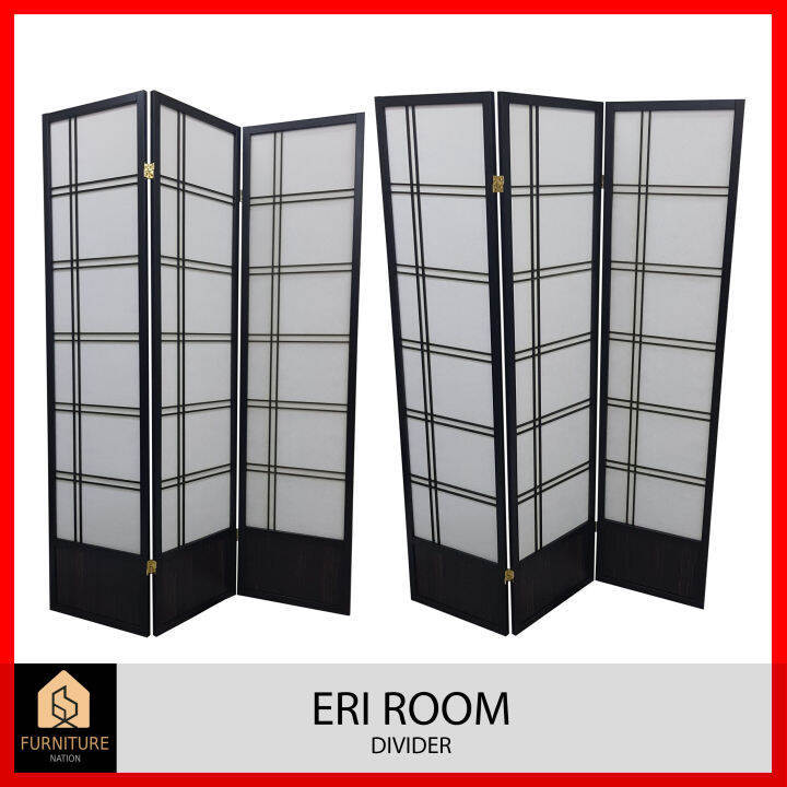 Room Divider ERI Furniture Nation 3 Partition Panel Divider Japanese