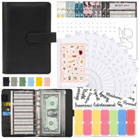 Budget Money Leather Loose-leaf Pu Binder Planner Notebook Financial Color Hand A6