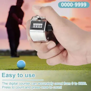 4 Digit Number Clicker Sport Golf HandHeld Tally Counter Clicker