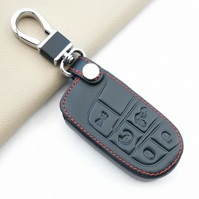 ☇◐❒ Car Remote Key Case Cover Shell For Jeep Renegade Grand Cherokee For Dodge Ram Charger 1500 Challenger Chrysler 300C Journey