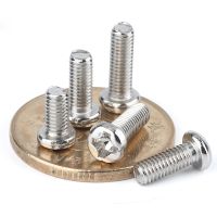 【cw】 M2.5 M4 Phillips Recessed Pan Machine Screw Metric Threaded Round Plated 【hot】