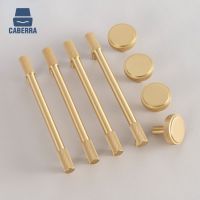 Solid Brass Drawer Knobs Cupboard Wardrobe Pull Kitchen Cabinet Door Handle Modern Style T Bar Handles Furniture Handle Hardware