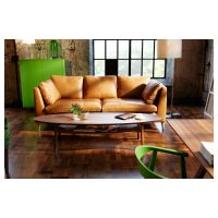 โซฟา โซฟา3ที่นั่ง โซฟาหนังวัวแท้ STOCKHOLIM Vintage SOFA 211X88X80 ซม SOFA 3Seat Sofa  STOCKHOLIM Vintage Leather Cattle  211X88X80 cm.