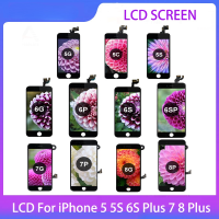 Tianma จอ LCD สำหรับ iPhone 5 5S 6S 6S Plus 7 7Plus 8 8Plus จอสัมผัสแบบดิจิตอล