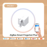 ปุ่ม Fingerbot MOES Tuya Pusher New ZigBee หุ่นนิ้วมือ Smart Life App สวิตช์อัตโนมัติการควบคุมด้วยเสียง Alexa Google Home