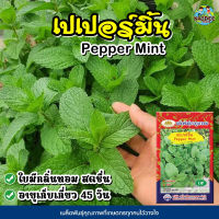 เมล็ดเปเปอร์มิ้น Pepper Mint ตราภูเขาทอง ปริมาณ200เมล็ด เมล็ดพันธุ์เปเปอร์มิ้น เมล็ดพันธุ์ผัก เมล็ดผักสวนครัว เมล็ดเปปเปอร์มิ้น