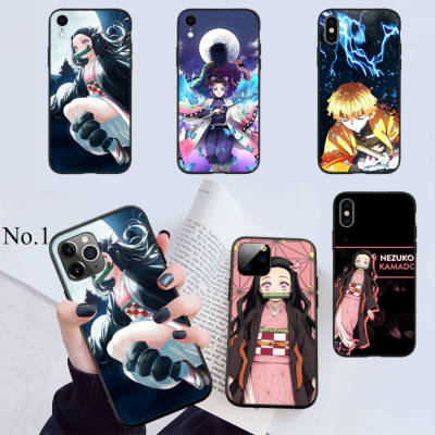 6FFA Anime Demon Slayer Nezuko Tanjiro อ่อนนุ่ม High Quality ซิลิโคน TPU Phone เคสโทรศัพท์ ปก หรับ iPhone 7 8 11 12 13 14 Pro XS Max SE X XR Plus SE