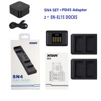 SN4-PD45-2PCS EL15 SN4-PD45-2PCS EL15โดยไม่มี PD45 J76 XTAR SN4 7-In-1กล้องที่ชาร์จแบตเตอรี่แบตเตอรี่ Canon Nikon Sony NP-F970/F550/F750/F570/LP-E8 F770/E6ที่ชาร์จกล้อง FZ100