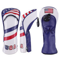 USA Patriot Golf Head Covers Driver 1 3 5 Fairway Woods Headcovers Fits 460cc Drivers PU Style Free Shipping