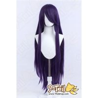 ?สินค้าขายดี? วิกคอสเพลย์ วิกผม COSPLAY วิกผมสีม่วงเข้ม 100 CM