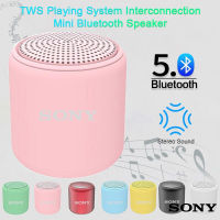 ?Gratis Ongkir + ปลาค็อด?ลำโพงขนาดเล็กพกพาลำโพงแบบมินิ Bluetooth มาการอง Tws Inpods ลำโพงบลูทูธอัจฉริยะแบบพกพา