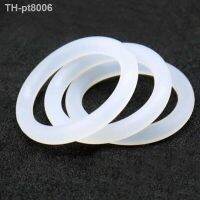 ﹉✺  Thickness 4/5mm White Silicone O-Ring OD 15-80mm Food Grade Seal Washer Waterproof And Heat-Resistant