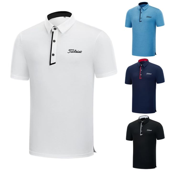 j-l-indeber-titleist-golf-mark-lona-pg-summer-men-s-short-sleeve-t-shirt-shirt-polo-unlined-upper-garment-of-outdoor-sports-quick-drying-breathable-leisure-coat-of-cultivate-one-s-morality