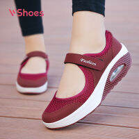 Elegant Girl  2020 summer new womens shoes mom shoes mesh shoes casual shoes shoes Velcro