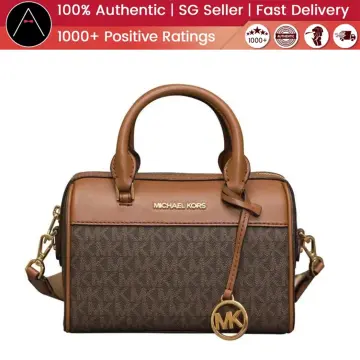 MICHAEL KORS TRAVEL XS MINI DUFFLE SHOULDER CROSSBODY BAG MK LIGHT