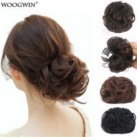 [READY STOCK]Wig for Women Korean Girl Fashion Natural Fluffy Curly Hair Piece Extension Clip Ball Hairpiece Hair Bun ON SALE