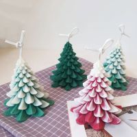 Christmas Tree Silicone Molds DIY Pine Cedar Aromatic Candle Making Resin Soap Mould Christmas Gifts Craft Supplies Home Decor