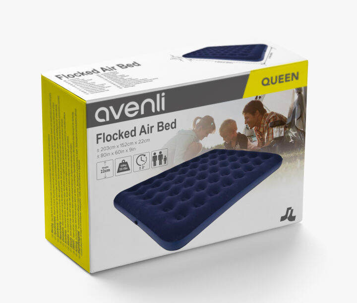 Avenli Flocked Air Bed (King Size) Camping Outdoor Mattress Lazada PH
