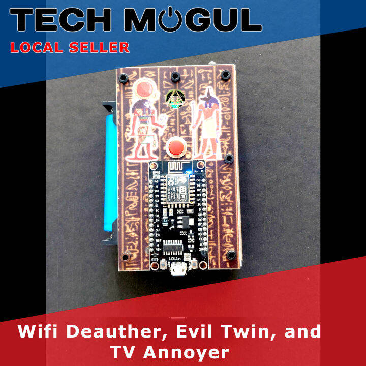 Hardware Hacking Village Badge Rootcon 17 TV Annoyer Evil Twin Attack