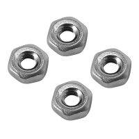 Metric M2 Hex Nuts 304 Stainless Steel Fastener DIN934 100pcs for Bolt