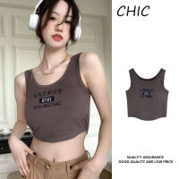 CHIC  สไตล์เกาหลี เสื้อกั๊ก ใส่สบายตัวลายน่ารัก สไตล์Y2K JM2B0