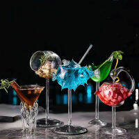 Creative Molecular ed tail Goblet Puffer Jellyfish Bird Champagne Glass Party Bar Drinking Cup Win Margaret Cup