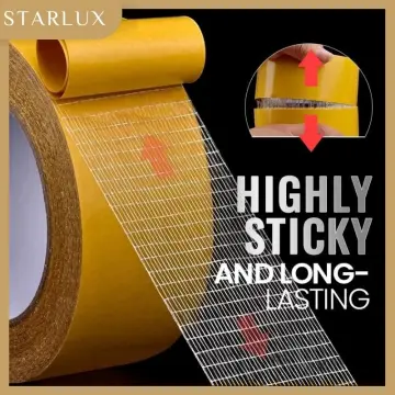 Heavy Duty Grid Tape Velcro Tape Quickly Stick Self-adhesive