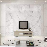 □✺✟ Decorative wallpaper Modern simple style white marble background wall