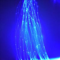 50PCSX 1mm X 2Meters Sparkle flash point glow PMMA plastic fiber optic cable for light decoration free shipping