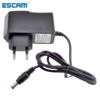 【Fast-selling】 ปลั๊กปลั๊ก EU ESCAM 2.1มม./กำลังไฟ12V สำหรับกล้องวงจรปิด X AC ประเภทกล้อง IP ไปยังกล้อง UK อะแดปเตอร์1A 100-240V 5.5มม.