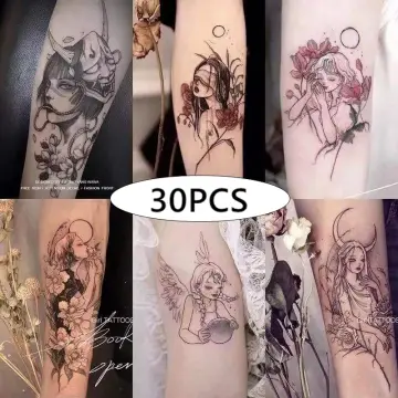 Buy HUOB 15 Sheets Large Temporary Tattoos Body Tattoo Sticker for Women  Girl for Arms Legs Shoulder or Back Online at Low Prices in India   Amazonin