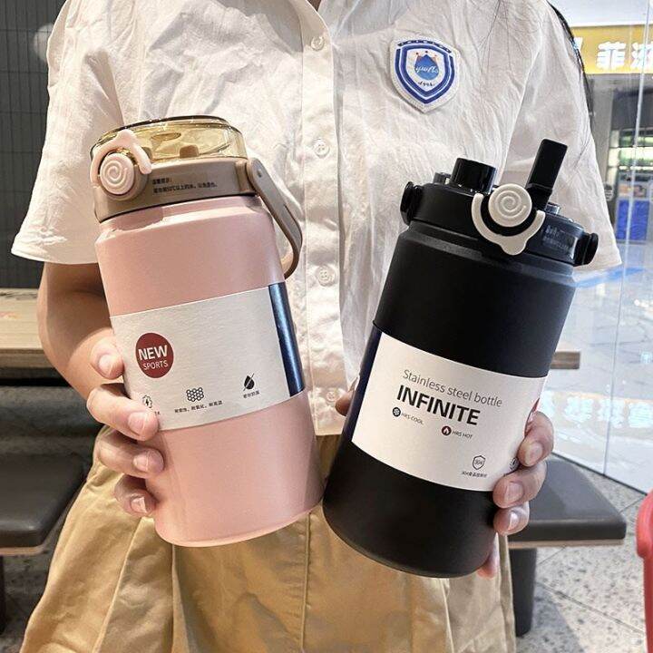 1l-stainless-steel-thermal-water-bottle-thermoses-vacuum-flask-with-straw-tumbler-portable-cold-hot-drinks-thermos-cup-fitnessth