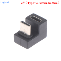 ?【Lowest price】Legend USB 3.1 Type-C 20Gbps ชายหญิง90องศา Right Angle ADAPTER OTG Converter