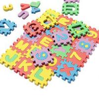 1set Kid Baby Toy Foam Puzzle Mat Numbers+letters Floor Mats Crawling Mats Car EVA Split Joint