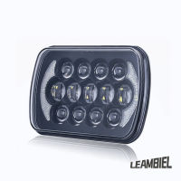 Leambiel ไฟหน้าทรงเหลี่ยมสว่างที่สุด105W 5X7นิ้ว7X6นิ้วไฟ Led Ip67กันน้ำใช้ได้กับรถบรรทุก Jk Cherokee【fast】