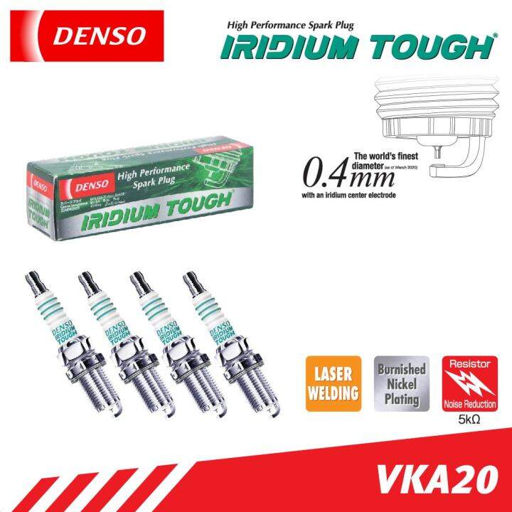 DENSO Iridium TOUGH VKA20 Spark Plug - 267700-5040 | Lazada