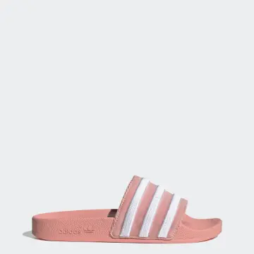 Pink velvet 2024 adidas slides