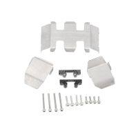 Accessories for 1/24 Axial SCX24 90081 Simulation Model Armor 3-Piece Chassis Bottom Protection Front and Rear Axles