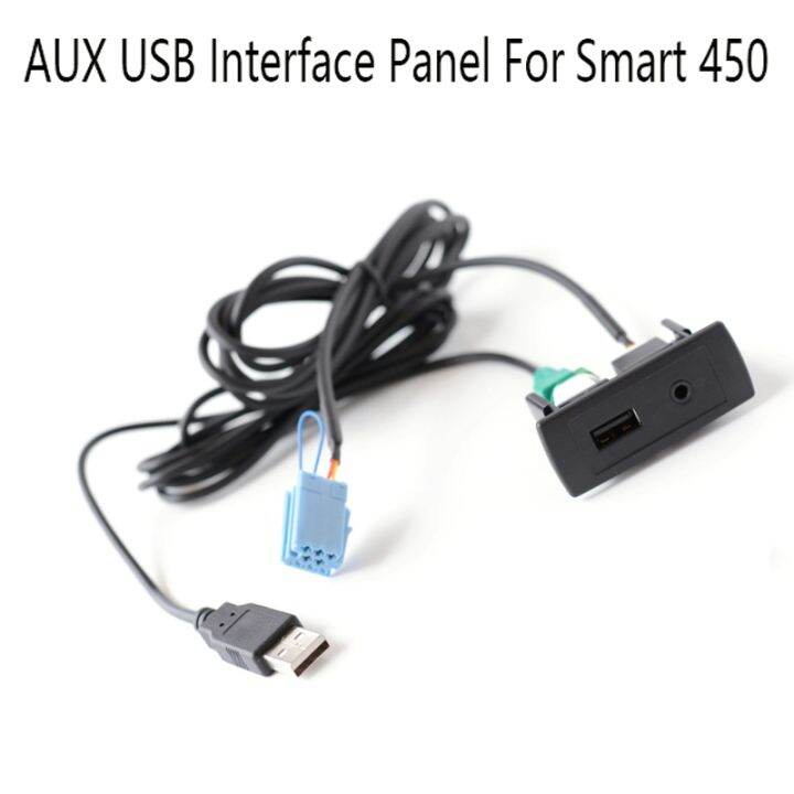 Car AUX USB Interface Panel for MercedesBenz Smart 450 Audio Interface