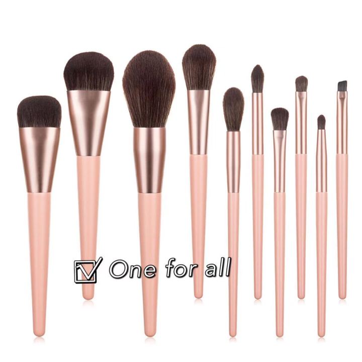 พร้อมส่ง-แปรงแต่งหน้า-h28-brush-set-เซต10ชิ้น-พร้อมกระเป๋า-แปรงปัดแก้ม-แปรงไฮไลท์-แปลงแต่งหน้า-make-up-brush-fancy-สีสวยมากๆ