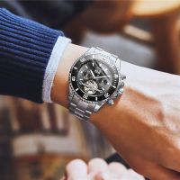 Green water ghosts watch men automatic mechanical watch business luminous calendar multi-function brand mens watch high-grade waterproof --nb230710№♠♠