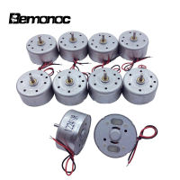 【✲High Quality✲】 herrdi Bemonoc 10ชิ้นความเร็วสูง3V 3300Rpm แปรงไมโครไฟฟ้าสำหรับพัดลม Diy Mini Dc จอ Dc ขนาดเล็กสำหรับรถแข่งของเล่น