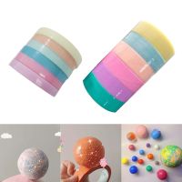 ♤♠ 6Pcs Sticky Ball Tapes Colorful Educational Candy Color for Relaxing Gifts