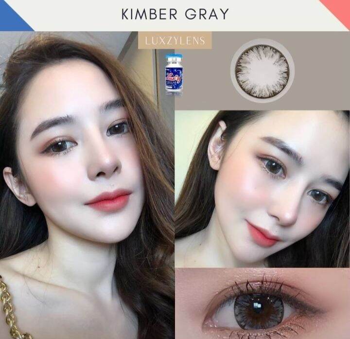 kimber-สีเทา-gray-ลักซี่เลนส์-luxzy-lens-คอนแทคเลนส์-contact-lens-มีค่าสายตา-0-00-ถึง-7-50